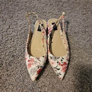 Floral Slingback Jones New York Flats